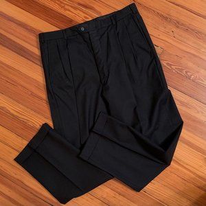 VTG Pierre Cardin Dress Pants Wool 36x30 Cuffed